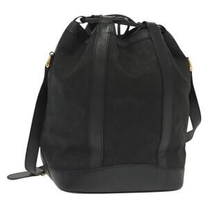 Gucci GG Canvas Shoulder Bag Black